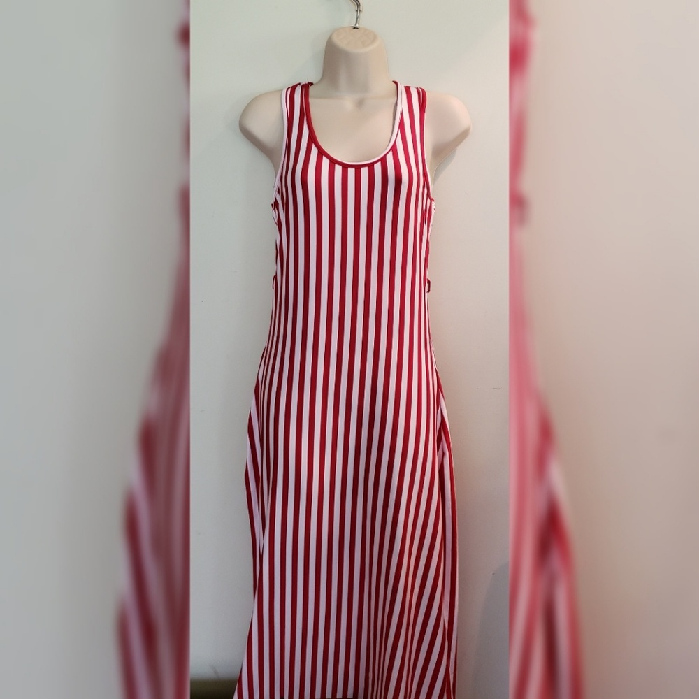 Stripe Maxi Dress